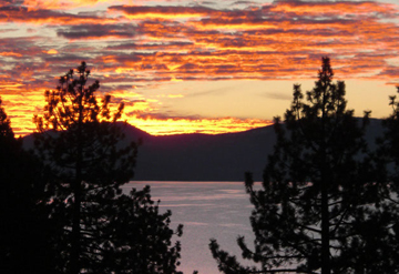 Sunset at Lake Tahoe